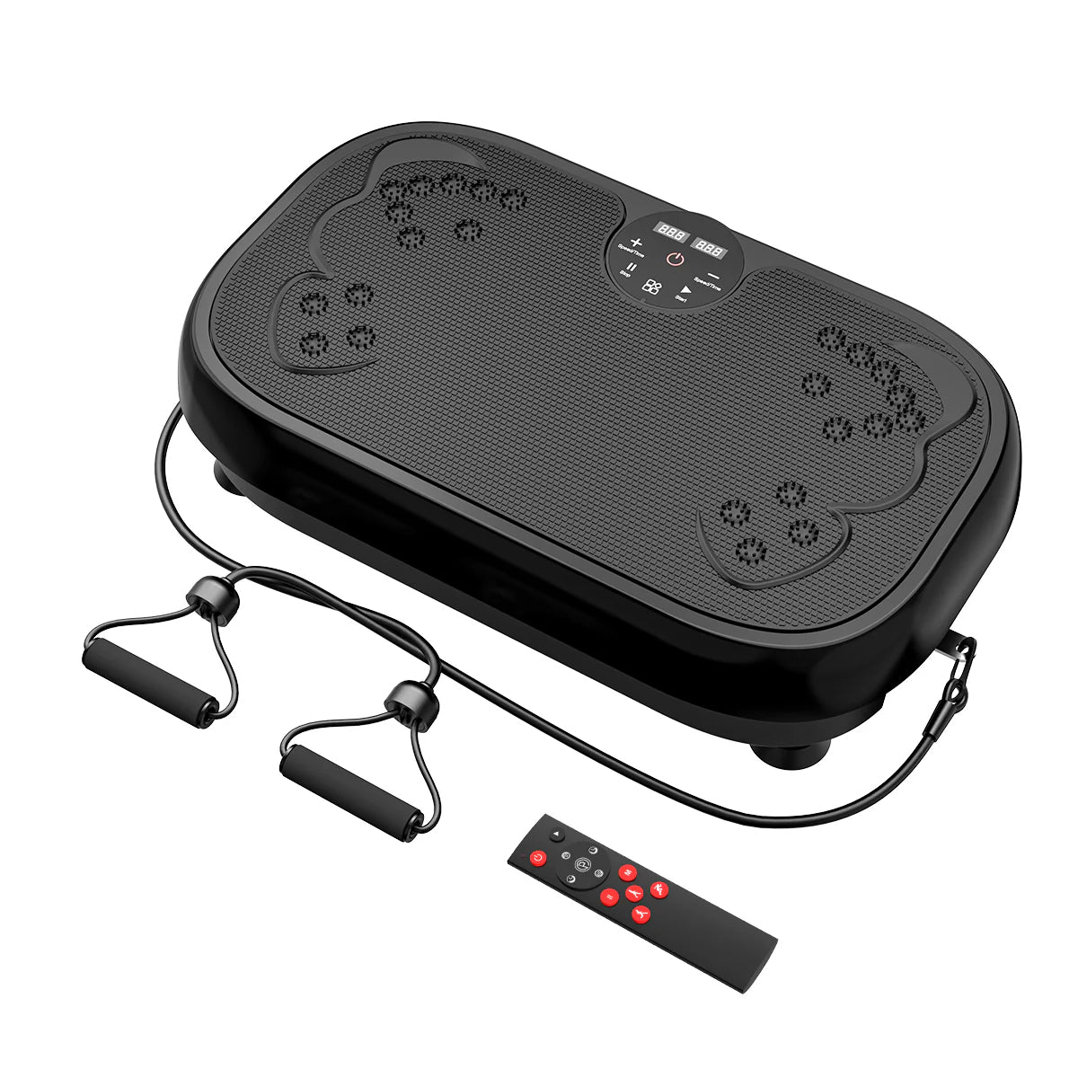 Fitness Vibration Plate Machine with Resistance Bands