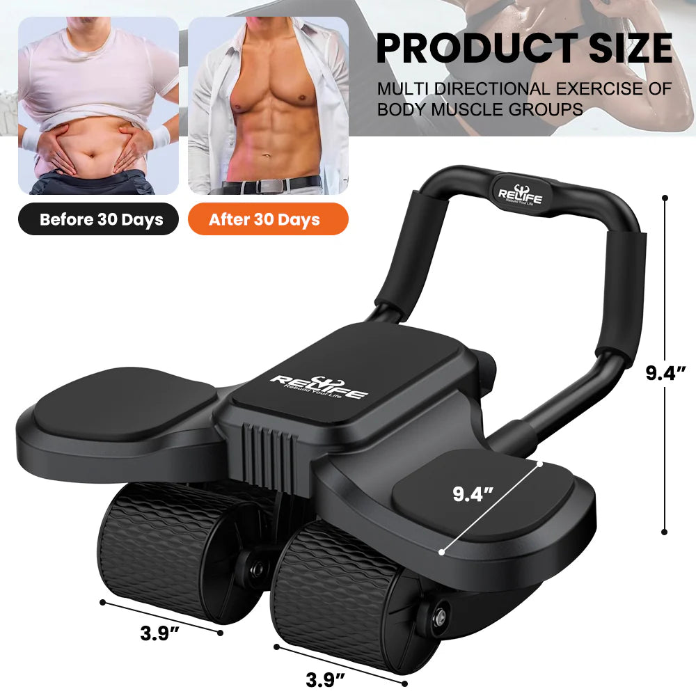 2026 New 2 in 1 Ab Roller Wheel with Knee Mat